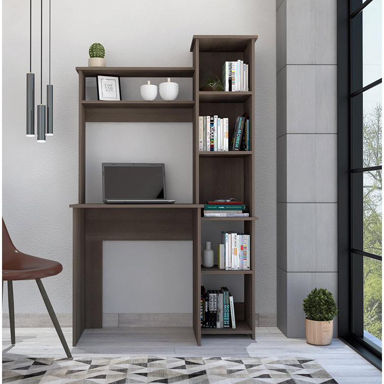 Ebern Designs Collection 3 Desk with Hutch & Reviews Wayfair Canada